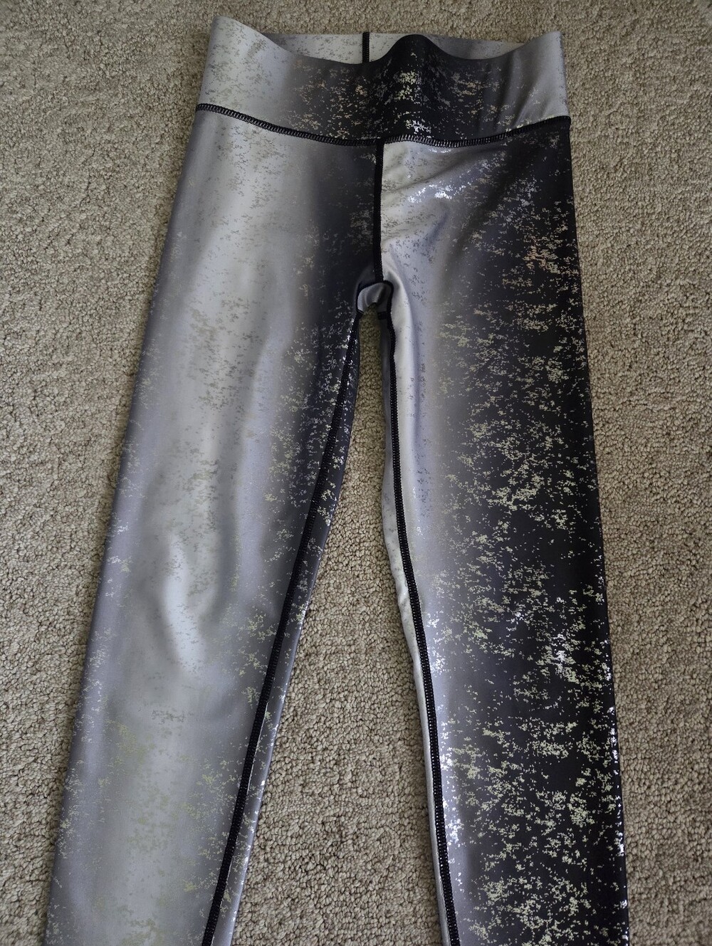 Terez Metallic Ombre Leggings Size Xs